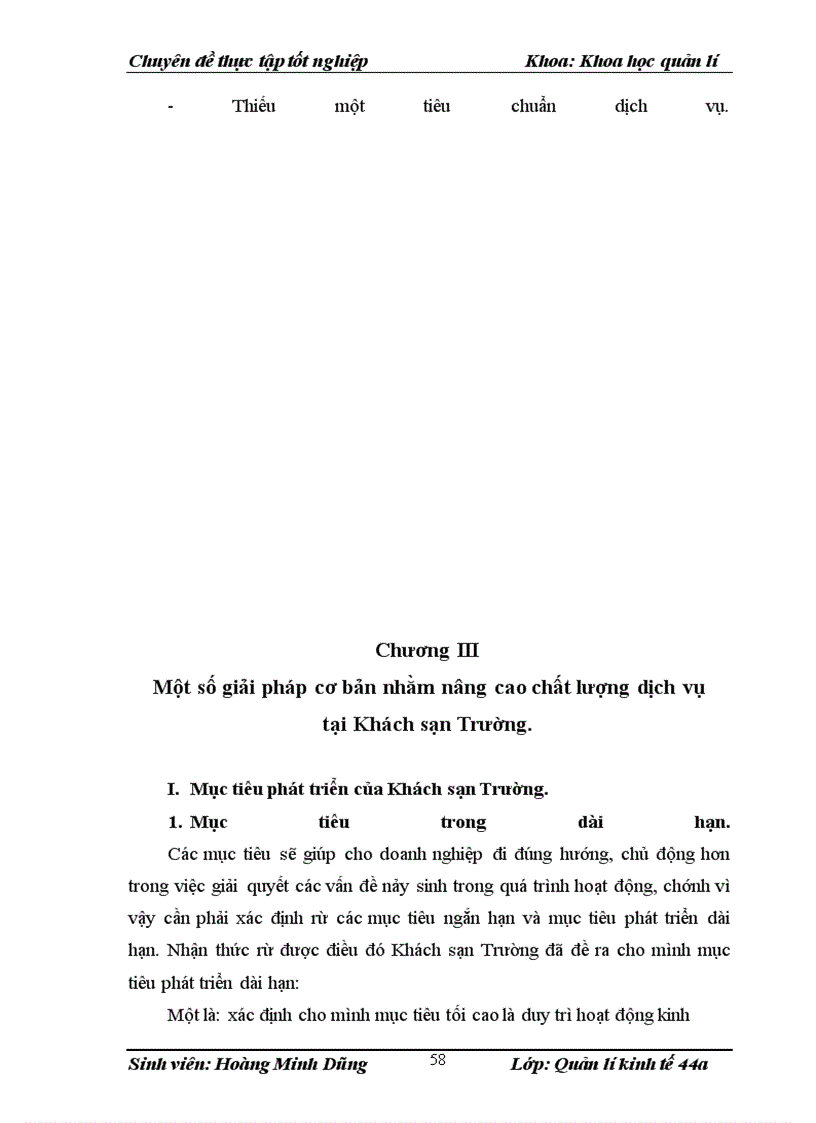 image for page Nâng cao chất lượng dịch vụ tại Khách sạn Trường