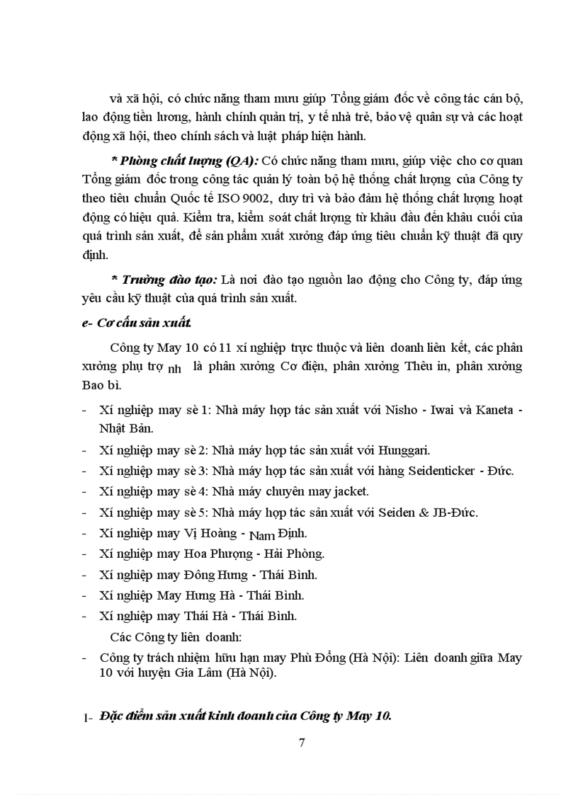 image for page Một số biện pháp nhằm giảm chi phí sản xuất tại Công ty may 10