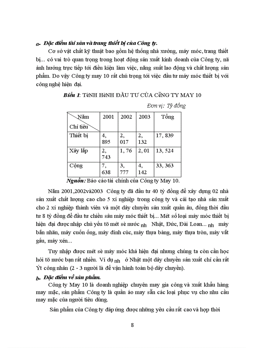 image for page Một số biện pháp nhằm giảm chi phí sản xuất tại Công ty may 10