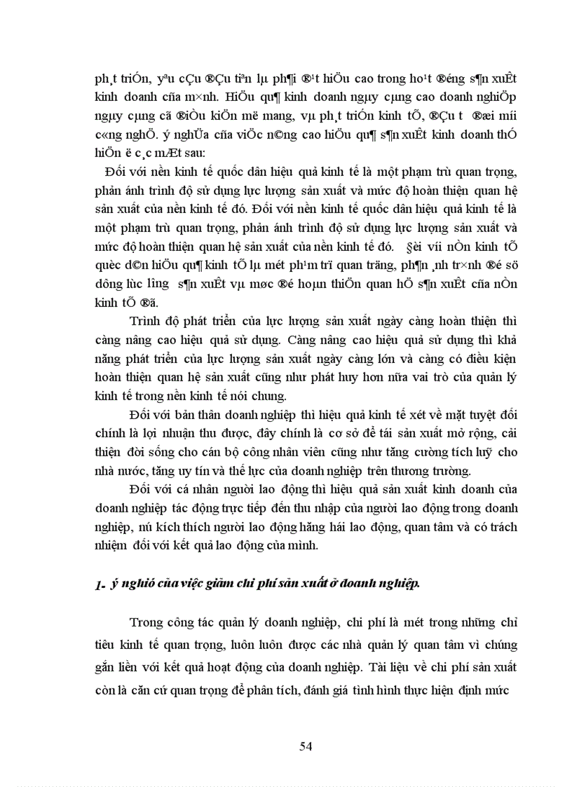 image for page Một số biện pháp nhằm giảm chi phí sản xuất tại Công ty may 10