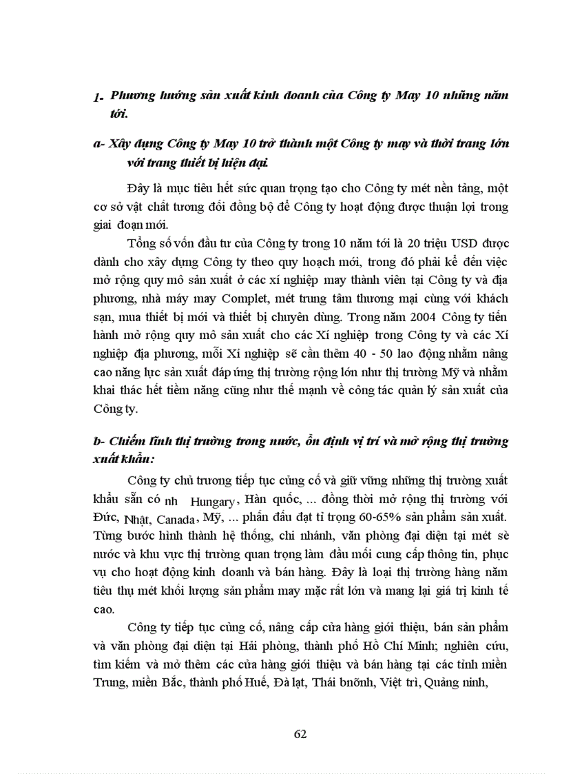 image for page Một số biện pháp nhằm giảm chi phí sản xuất tại Công ty may 10