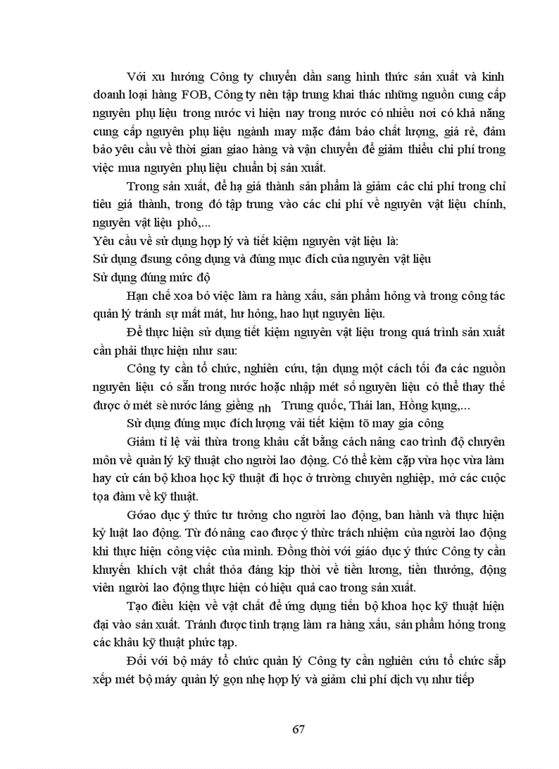 image for page Một số biện pháp nhằm giảm chi phí sản xuất tại Công ty may 10