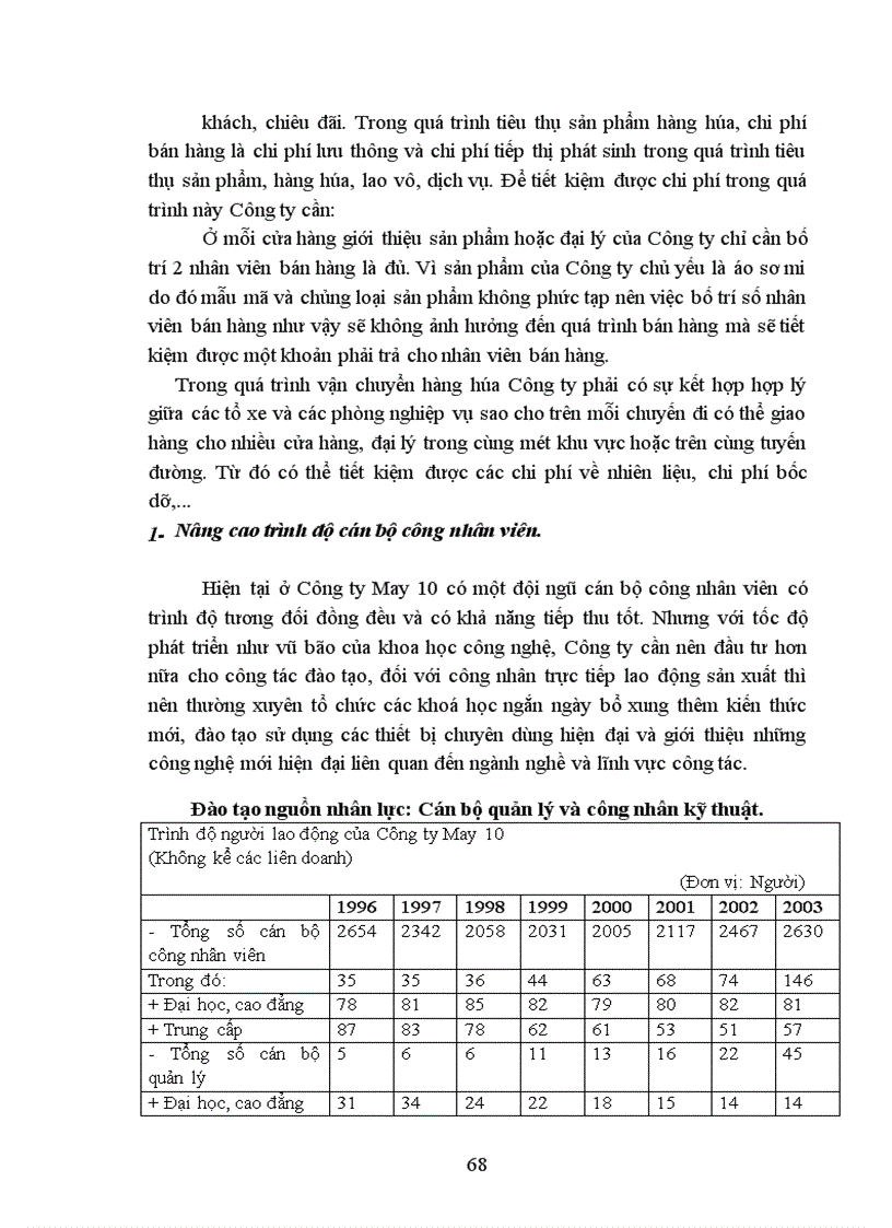image for page Một số biện pháp nhằm giảm chi phí sản xuất tại Công ty may 10