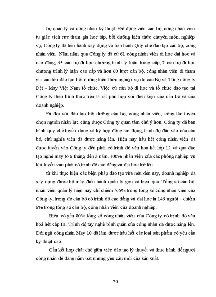 image for page Một số biện pháp nhằm giảm chi phí sản xuất tại Công ty may 10