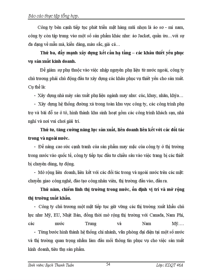 image for page Các hoạt động sản xuất kinh doanh chủ yếu của công ty cổ phần May 10