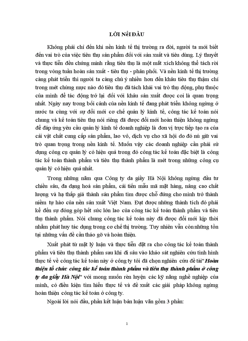 image for page Hoàn thiện tổ chức công tác kế toán thành phẩm và tiêu thụ thành phẩm ở công ty da giầy Hà Nội