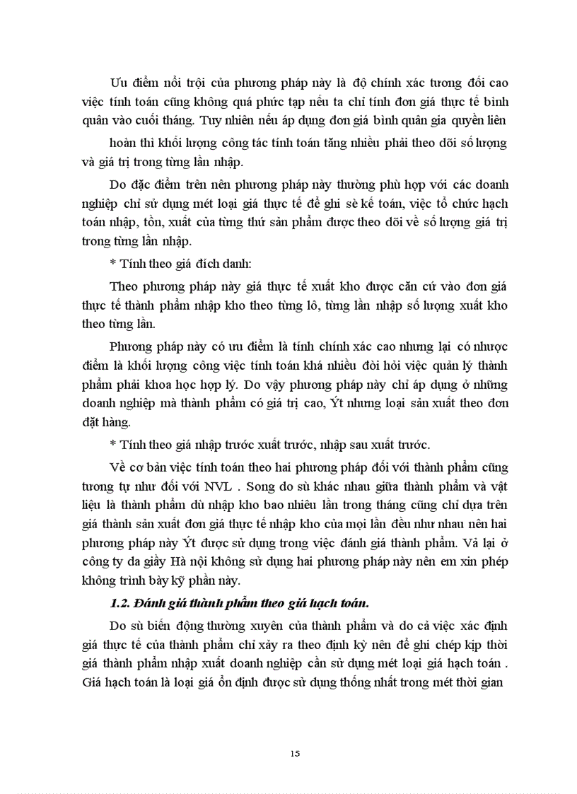 image for page Hoàn thiện tổ chức công tác kế toán thành phẩm và tiêu thụ thành phẩm ở công ty da giầy Hà Nội