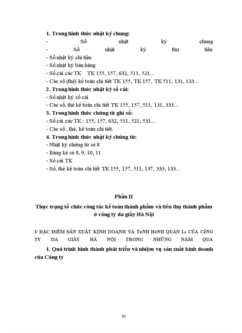 image for page Hoàn thiện tổ chức công tác kế toán thành phẩm và tiêu thụ thành phẩm ở công ty da giầy Hà Nội