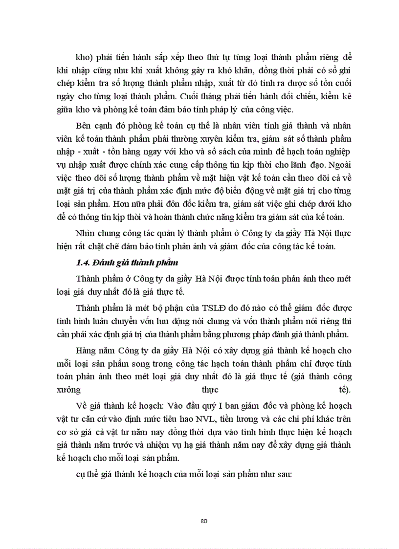 image for page Hoàn thiện tổ chức công tác kế toán thành phẩm và tiêu thụ thành phẩm ở công ty da giầy Hà Nội