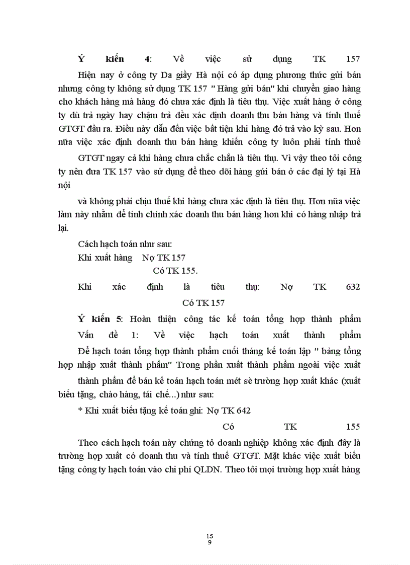 image for page Hoàn thiện tổ chức công tác kế toán thành phẩm và tiêu thụ thành phẩm ở công ty da giầy Hà Nội