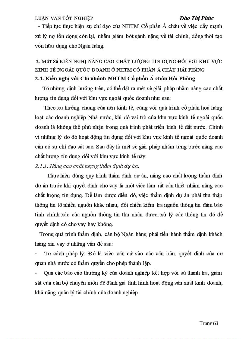 image for page Giải pháp nâng cao chất lượng tín dụng đối với thành phần kinh tế ngoài quốc doanh