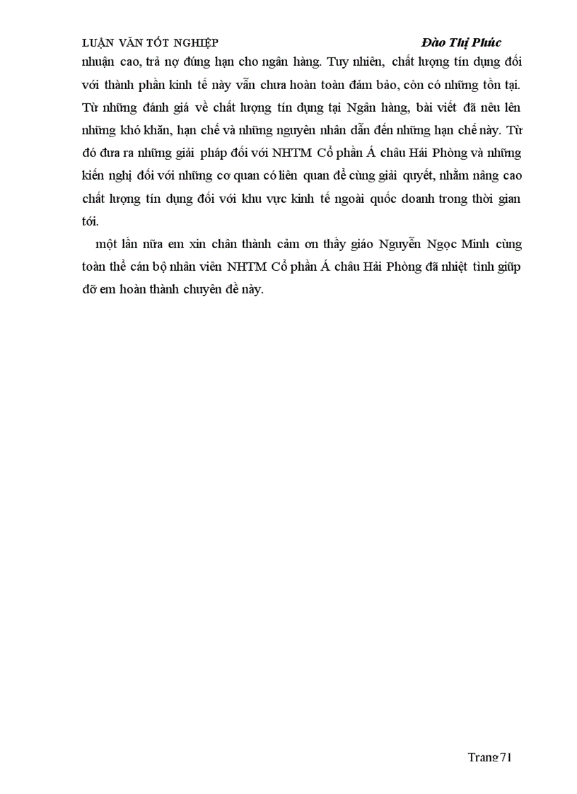 image for page Giải pháp nâng cao chất lượng tín dụng đối với thành phần kinh tế ngoài quốc doanh