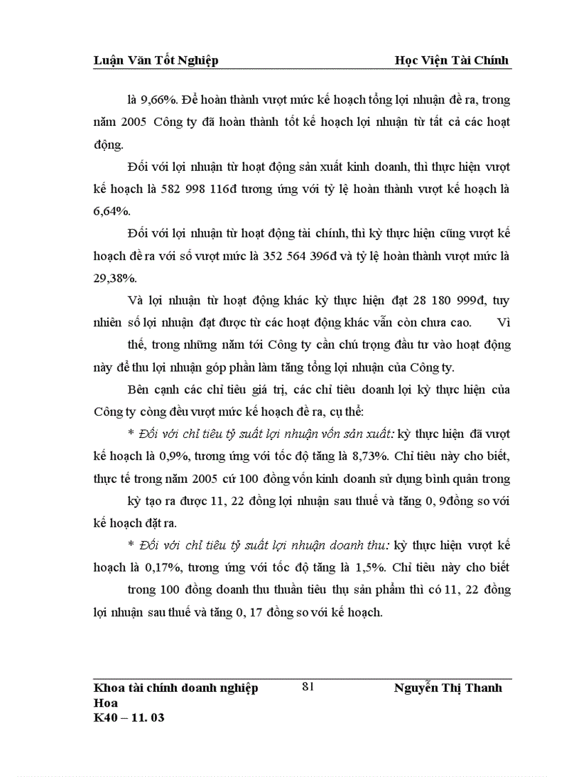 image for page Lợi nhuận và các phương hướng biện pháp tăng lợi nhuận ở Công ty in Báo Hà Nội Mới