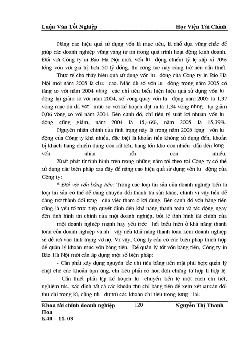 image for page Lợi nhuận và các phương hướng biện pháp tăng lợi nhuận ở Công ty in Báo Hà Nội Mới