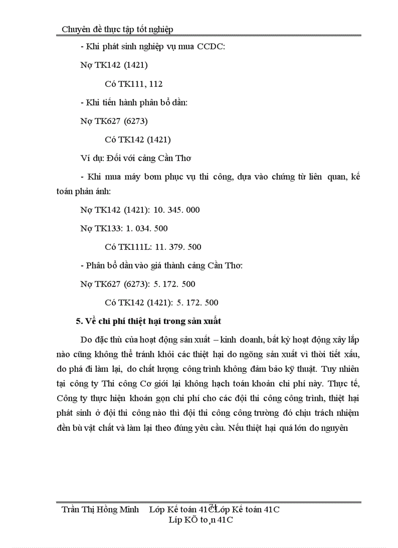 image for page Hoàn thiện công tác hạch toán kế toán chi phí sản xuất và tính giá thành sản phẩm xây lắp tại công ty Thi công Cơ giới – Tổng công ty xây dựng đường thuỷ