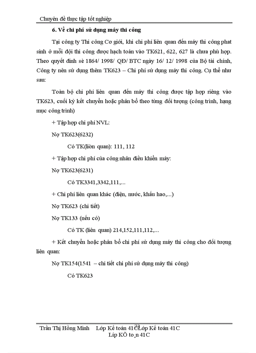 image for page Hoàn thiện công tác hạch toán kế toán chi phí sản xuất và tính giá thành sản phẩm xây lắp tại công ty Thi công Cơ giới – Tổng công ty xây dựng đường thuỷ