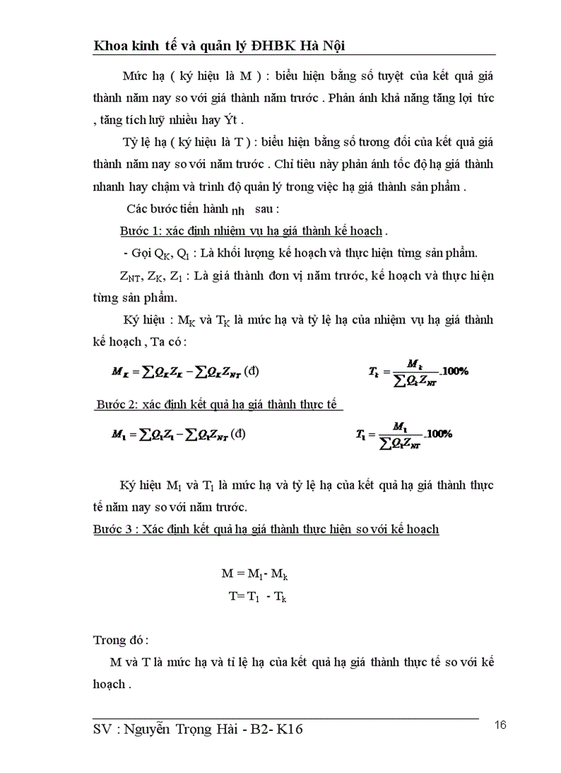 image for page Phân tích tình hình thực hiện kế hoạch giá thành và đề xuất biện pháp hạ giá thành sản phẩm ở công ty cổ phần pin Hà nội