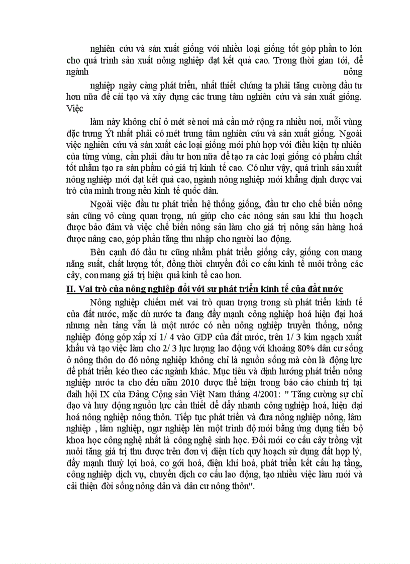 image for page Chính sách đầu tư với việc phát triển sản xuất nông nghiệp của Việt Nam