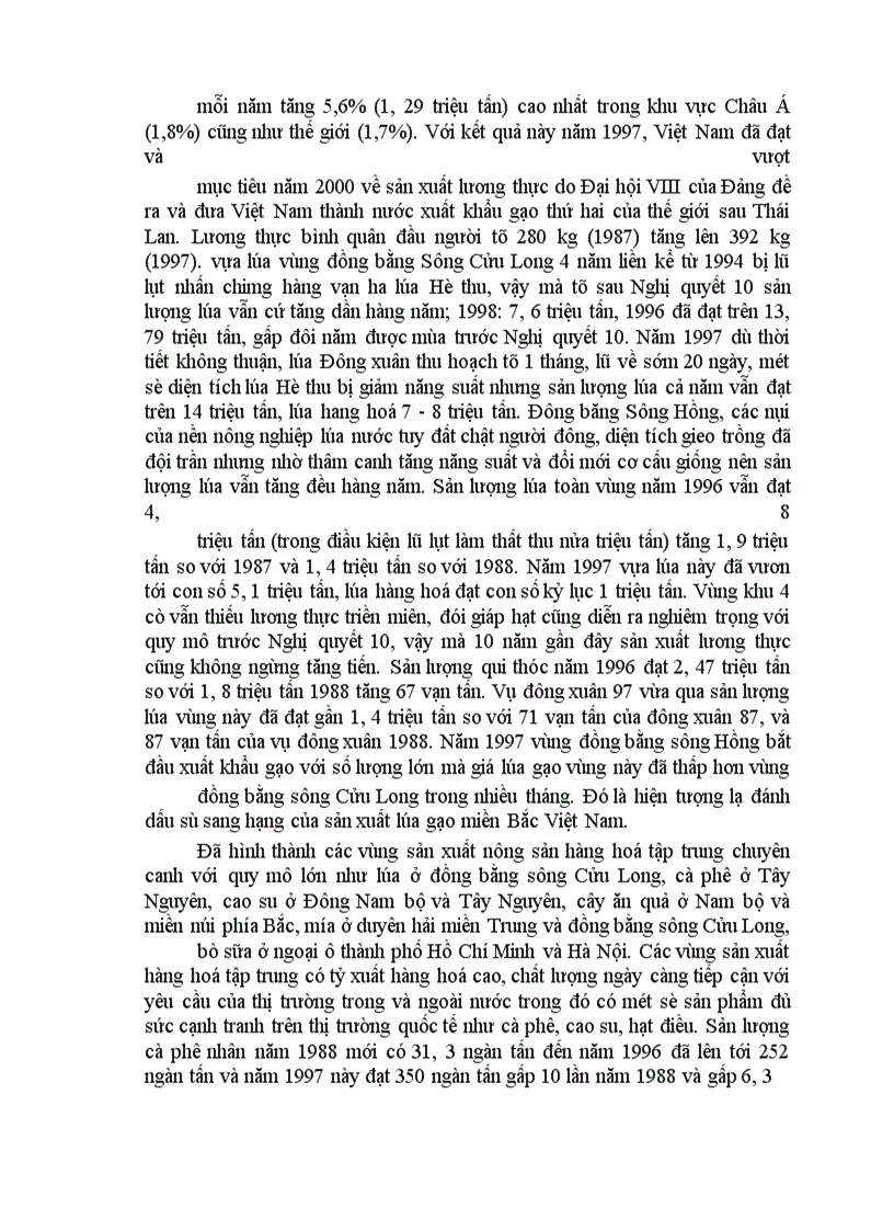 image for page Chính sách đầu tư với việc phát triển sản xuất nông nghiệp của Việt Nam