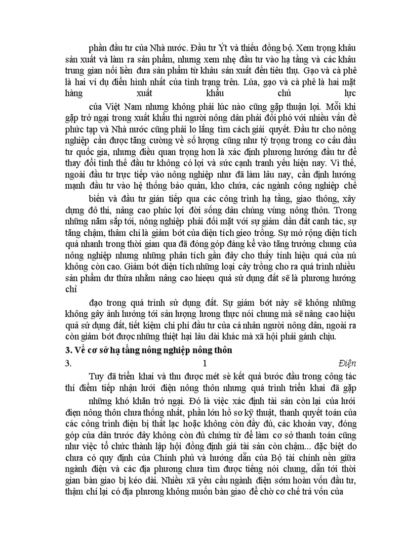 image for page Chính sách đầu tư với việc phát triển sản xuất nông nghiệp của Việt Nam