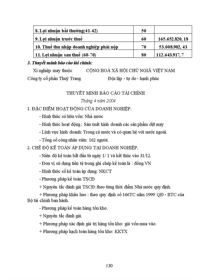 image for page Thực trạng công tác hạch toán kế toán tổng hợp tại Xí nghiệp may thuộc Công ty cổ phần Thuỳ Trang