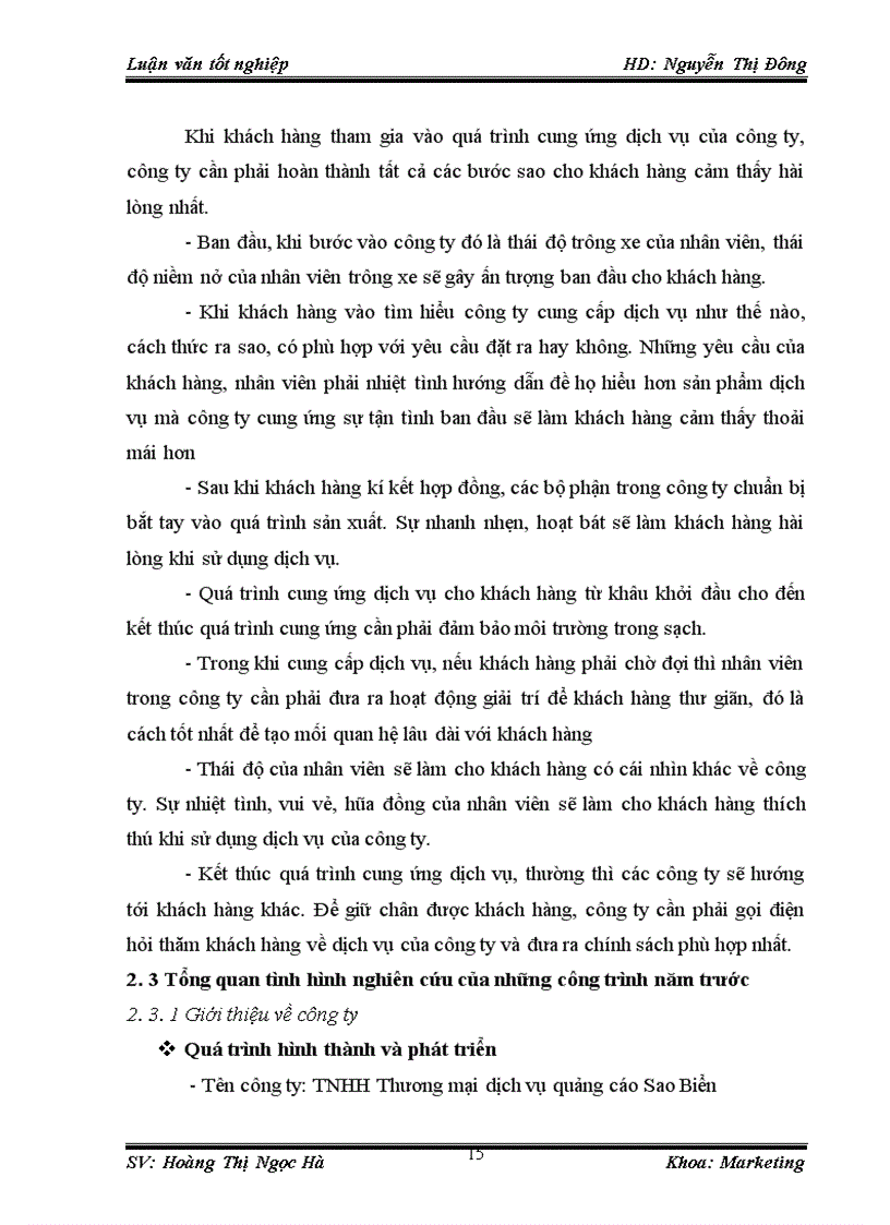image for page Giải pháp nâng cao chất lượng dịch vụ khách hàng tại công ty TNHH Thương mại dịch vụ quảng cáo Sao Biển