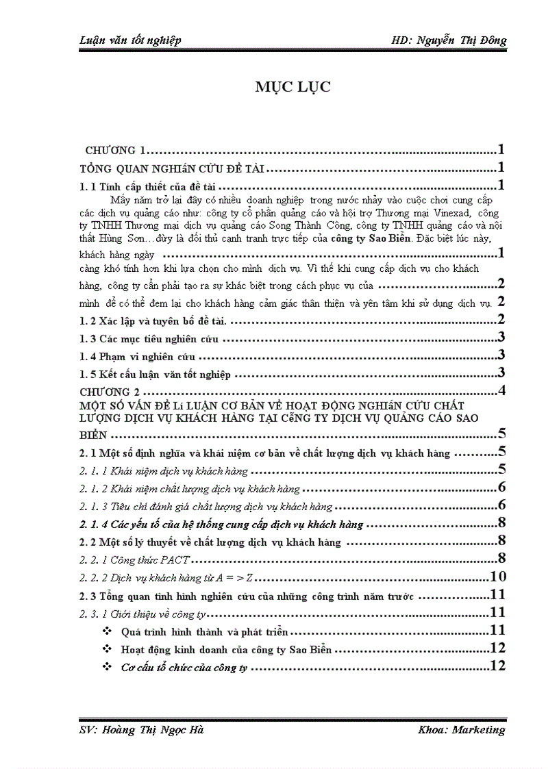 image for page Giải pháp nâng cao chất lượng dịch vụ khách hàng tại công ty TNHH Thương mại dịch vụ quảng cáo Sao Biển