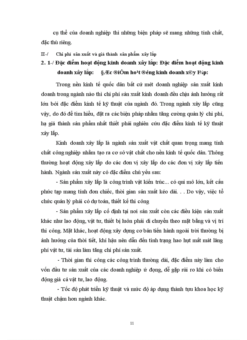 image for page Những phương hướng và biện pháp quản lý chi phí sản xuất và giá thành sản phẩm xây lắp ở Công ty cơ khí, xây dựng và lắp máy điện nước