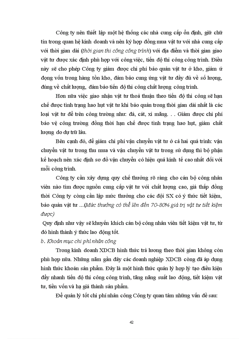 image for page Những phương hướng và biện pháp quản lý chi phí sản xuất và giá thành sản phẩm xây lắp ở Công ty cơ khí, xây dựng và lắp máy điện nước