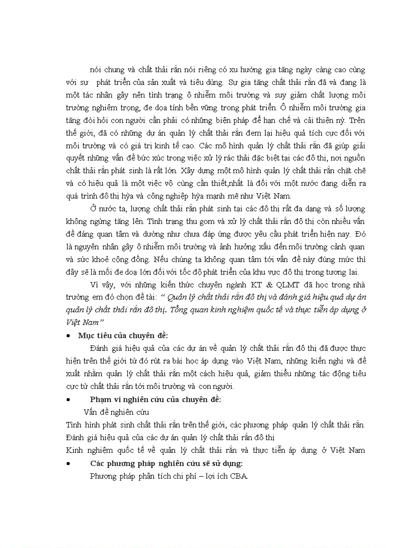 image for page Quản lý chất thải rắn đô thị và đánh giá hiệu quả dự án quản lý chất thải rắn đô thị. Tổng quan kinh nghiệm quốc tế và thực tiễn áp dụng ở Việt Nam