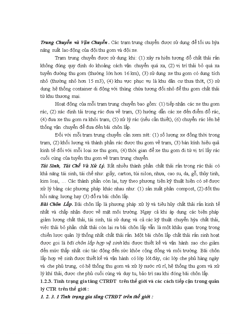 image for page Quản lý chất thải rắn đô thị và đánh giá hiệu quả dự án quản lý chất thải rắn đô thị. Tổng quan kinh nghiệm quốc tế và thực tiễn áp dụng ở Việt Nam