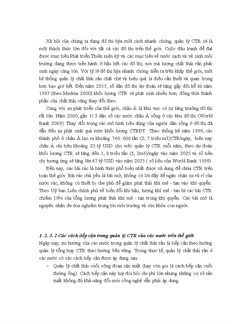 image for page Quản lý chất thải rắn đô thị và đánh giá hiệu quả dự án quản lý chất thải rắn đô thị. Tổng quan kinh nghiệm quốc tế và thực tiễn áp dụng ở Việt Nam