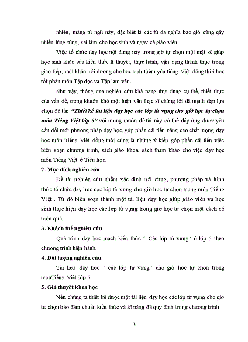 image for page Thiết kế tài liệu dạy học các lớp từ vựng cho giờ học tự chọn môn Tiếng Việt lớp 5