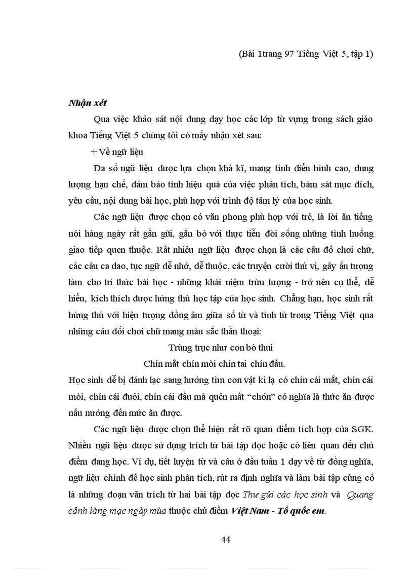 image for page Thiết kế tài liệu dạy học các lớp từ vựng cho giờ học tự chọn môn Tiếng Việt lớp 5