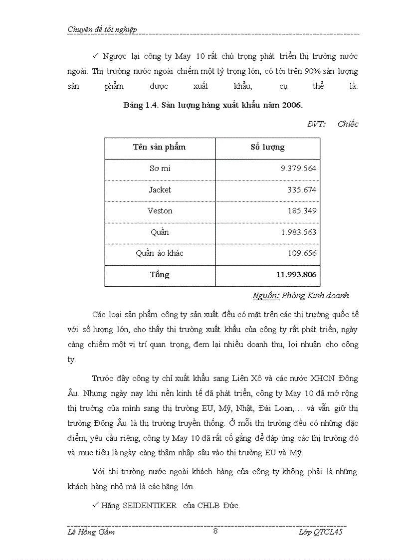image for page Giải pháp tích hợp các HTQL: chất lượng, môi trường và trách nhiệm xã hội theo tiêu chuẩn ISO 9000, ISO 14000 và SA 8000 tại công ty CP May 10