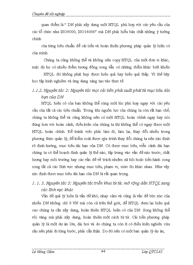 image for page Giải pháp tích hợp các HTQL: chất lượng, môi trường và trách nhiệm xã hội theo tiêu chuẩn ISO 9000, ISO 14000 và SA 8000 tại công ty CP May 10