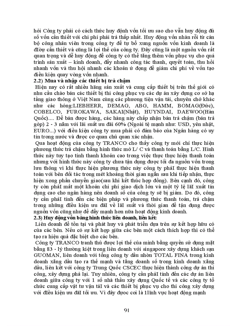 image for page Một số biện pháp huy động và sử dụng vốn ở công ty Vật tư vận tải và xây dựng công trình Giao thông