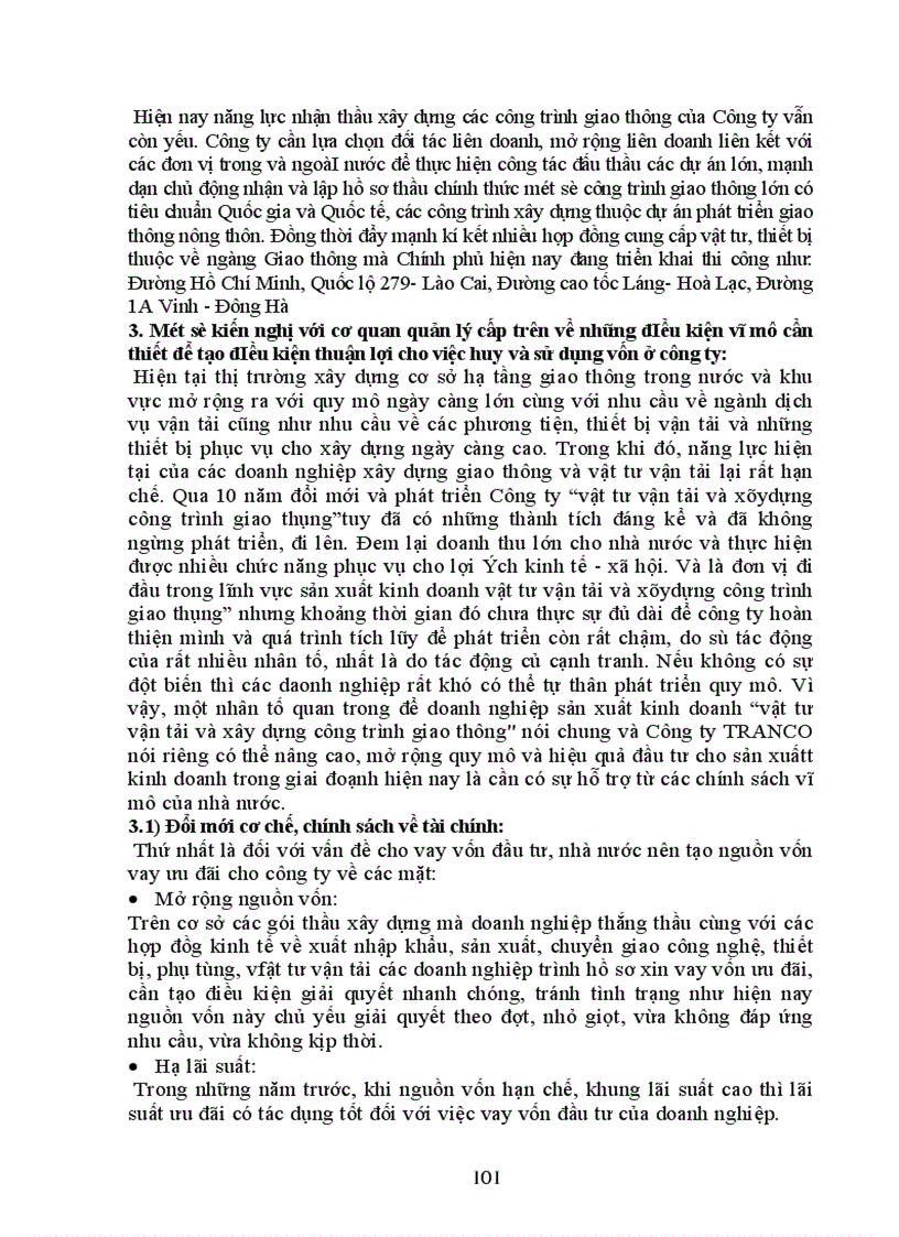 image for page Một số biện pháp huy động và sử dụng vốn ở công ty Vật tư vận tải và xây dựng công trình Giao thông