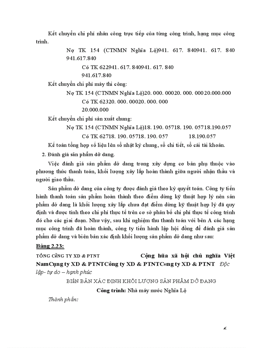 image for page Hoàn thiện công tác kế toán chi phí sản xuất và tính giá thành sản phẩm trong công ty xây dựng & phát triển nông thôn thuộc Tổng công ty xây dựng và phát triển nông thôn