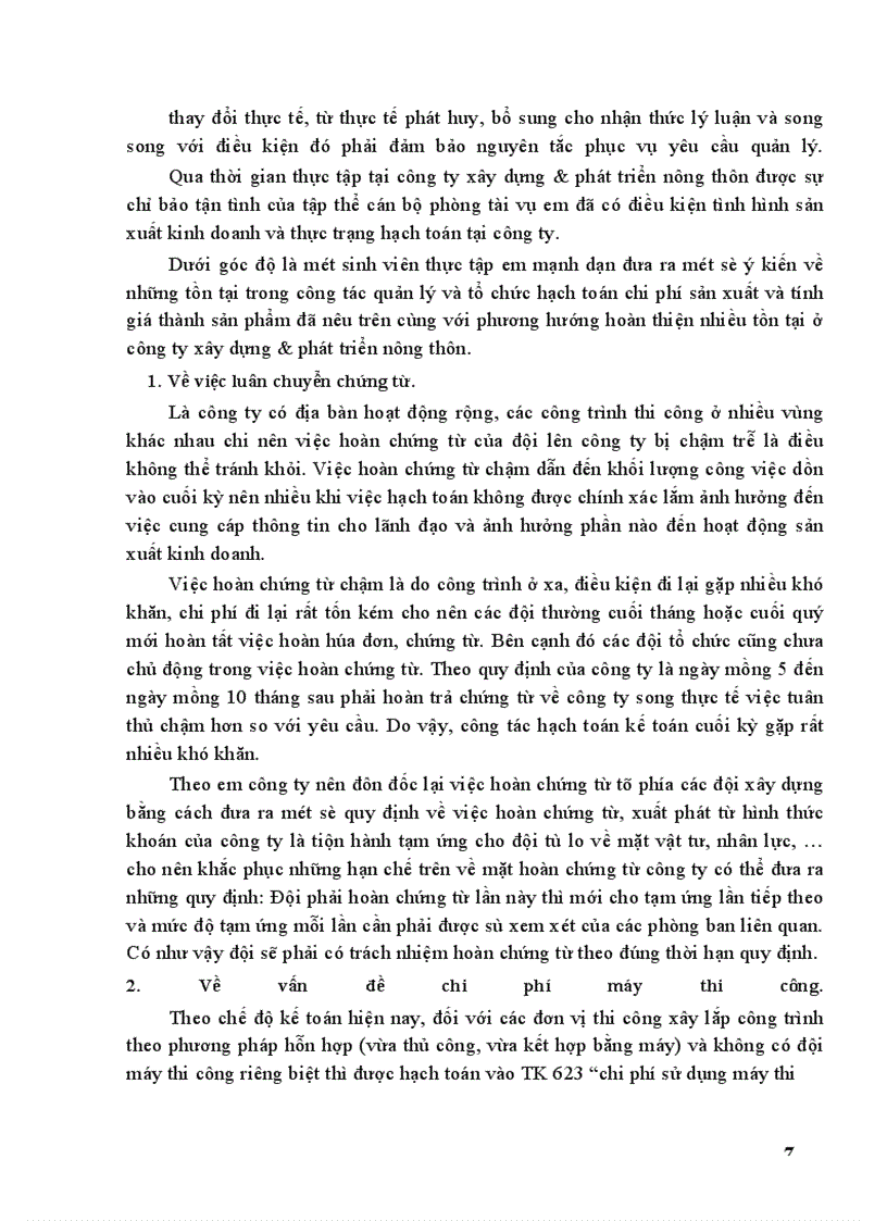 image for page Hoàn thiện công tác kế toán chi phí sản xuất và tính giá thành sản phẩm trong công ty xây dựng & phát triển nông thôn thuộc Tổng công ty xây dựng và phát triển nông thôn