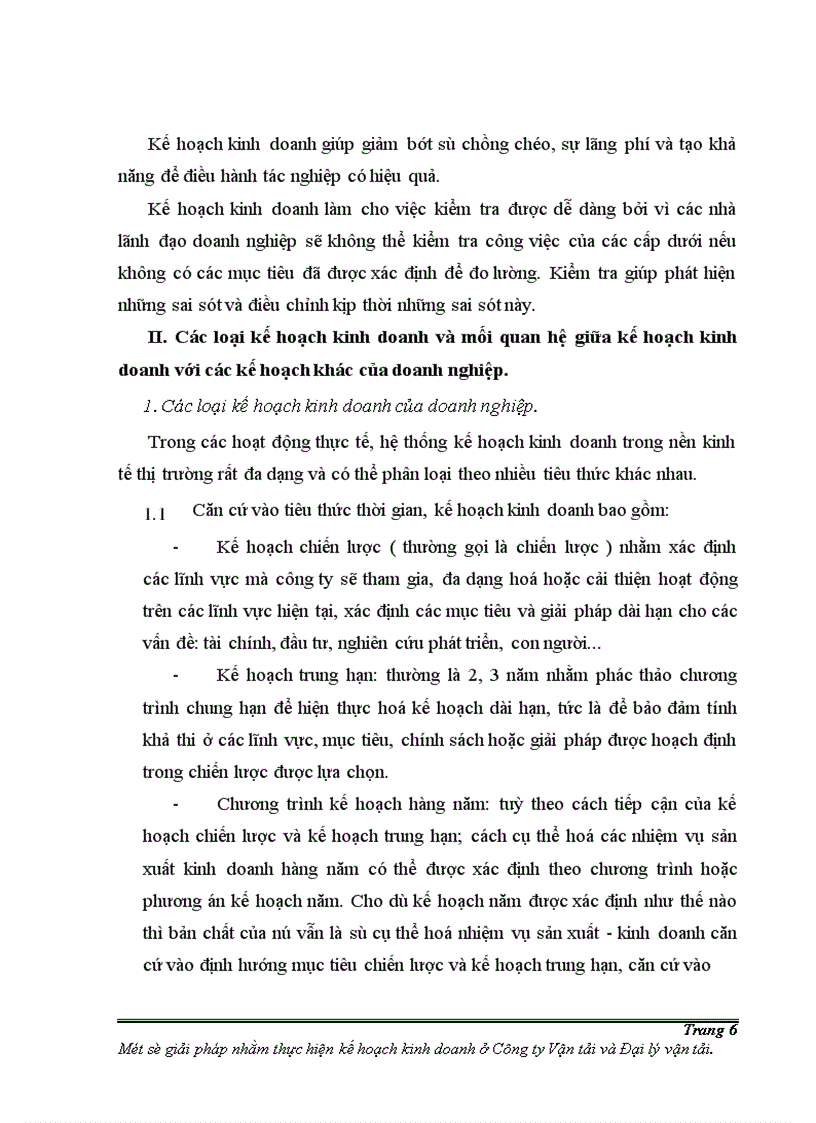 image for page Một số giải pháp cơ bản nhằm thực hiện kế hoạch kinh doanh ở Công ty Vận tải và Đại lý vận tải