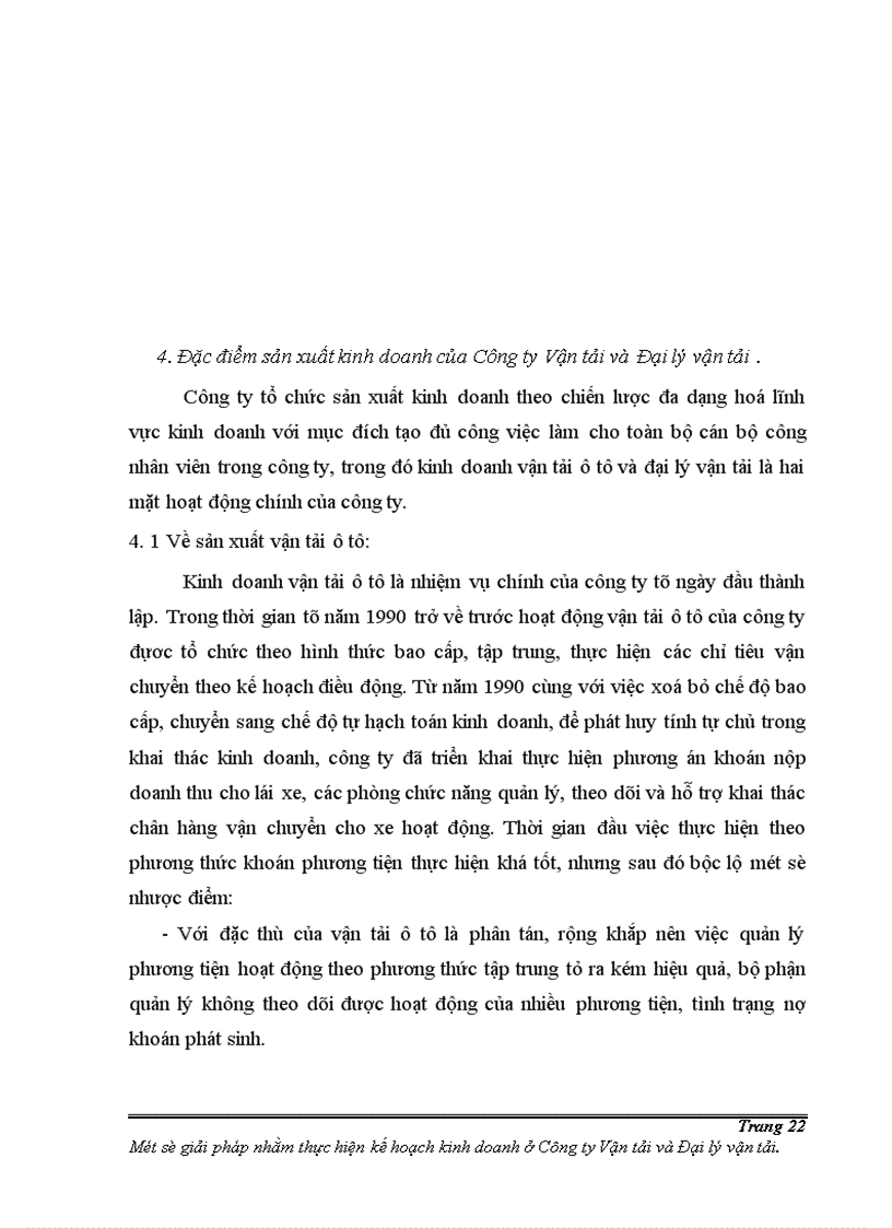 image for page Một số giải pháp cơ bản nhằm thực hiện kế hoạch kinh doanh ở Công ty Vận tải và Đại lý vận tải