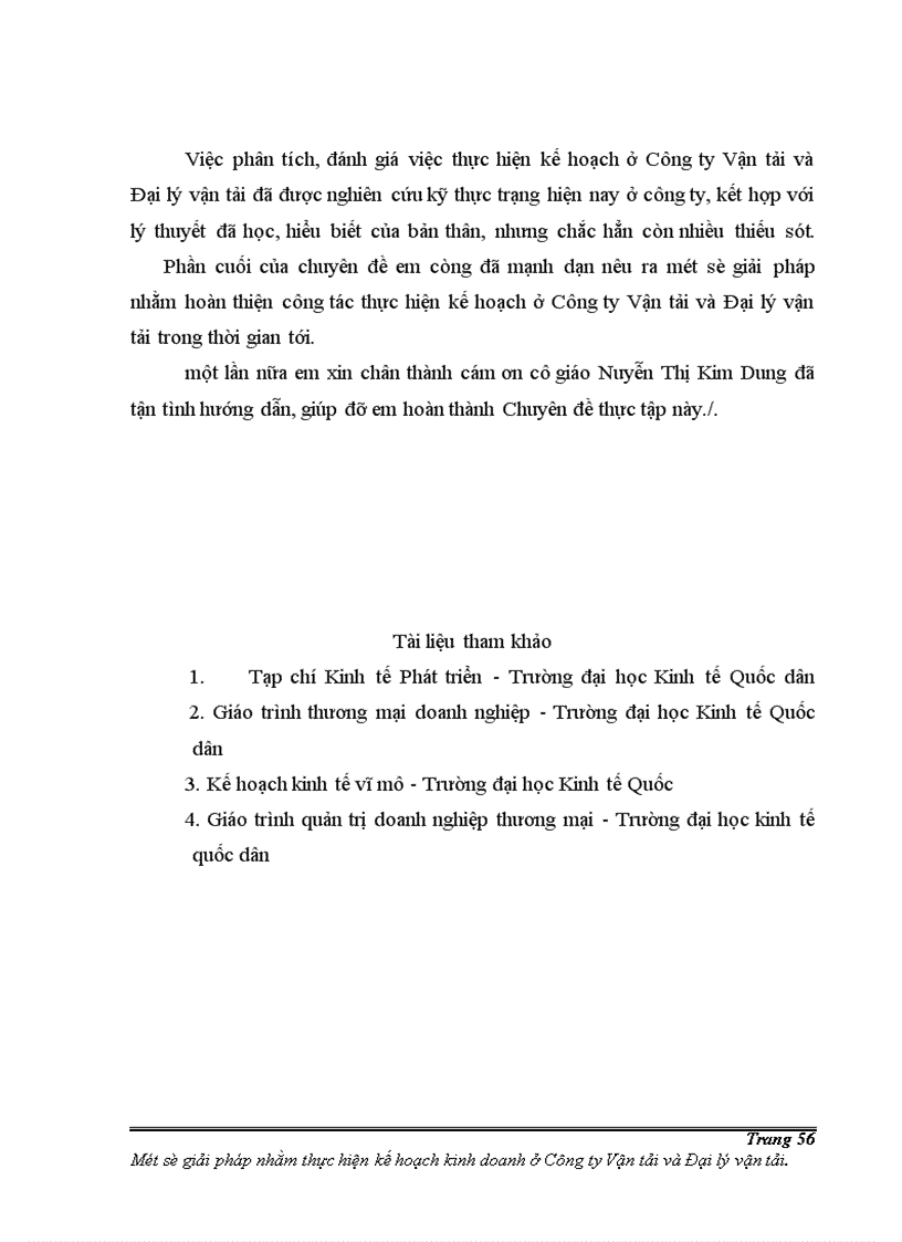 image for page Một số giải pháp cơ bản nhằm thực hiện kế hoạch kinh doanh ở Công ty Vận tải và Đại lý vận tải