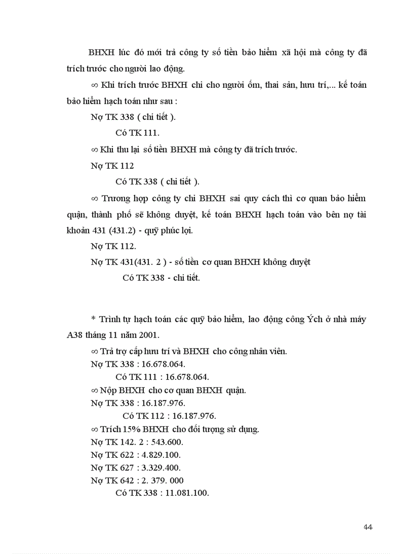 image for page Quản lý, hạch toán tiền lương và bảo hiểm ở nhà máy A38 PK-KQ