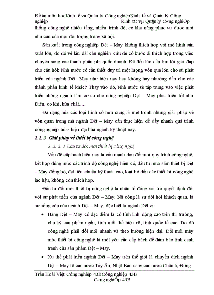 image for page Ngành Dệt May Việt Nam trên con đường hội nhập