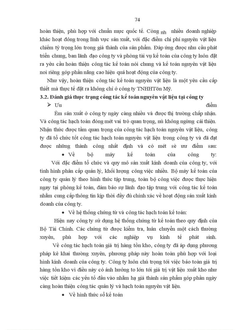image for page Hoàn thiện công tác kế toán nguyên vật liệu tại công ty TNHH Tân Mỹ