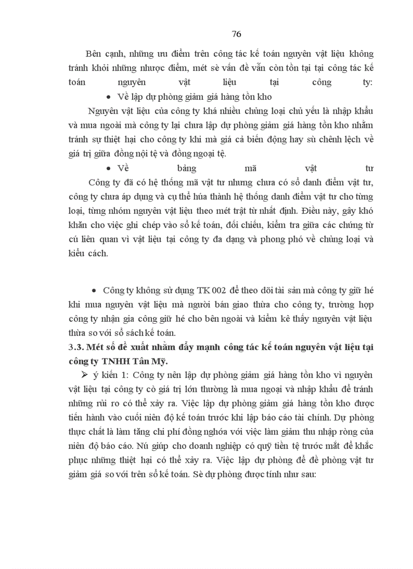 image for page Hoàn thiện công tác kế toán nguyên vật liệu tại công ty TNHH Tân Mỹ