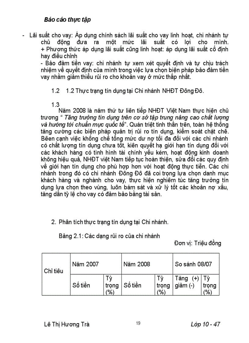 image for page Rủi ro tín dụng và biện pháp hạn chế rủi ro tín dụng tại Ngân hàng Đầu tư và Phát triển Việt Nam chi nhánh Đông Đô