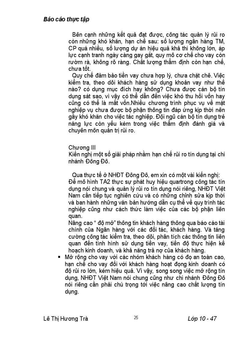 image for page Rủi ro tín dụng và biện pháp hạn chế rủi ro tín dụng tại Ngân hàng Đầu tư và Phát triển Việt Nam chi nhánh Đông Đô