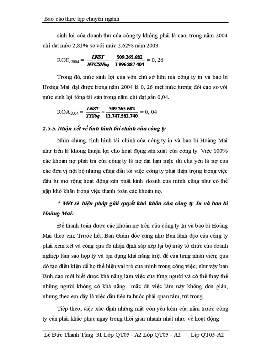 image for page Thực tập chuyên ngành tại Công ty In và sản xuất Bao Bì Hoàng Mai